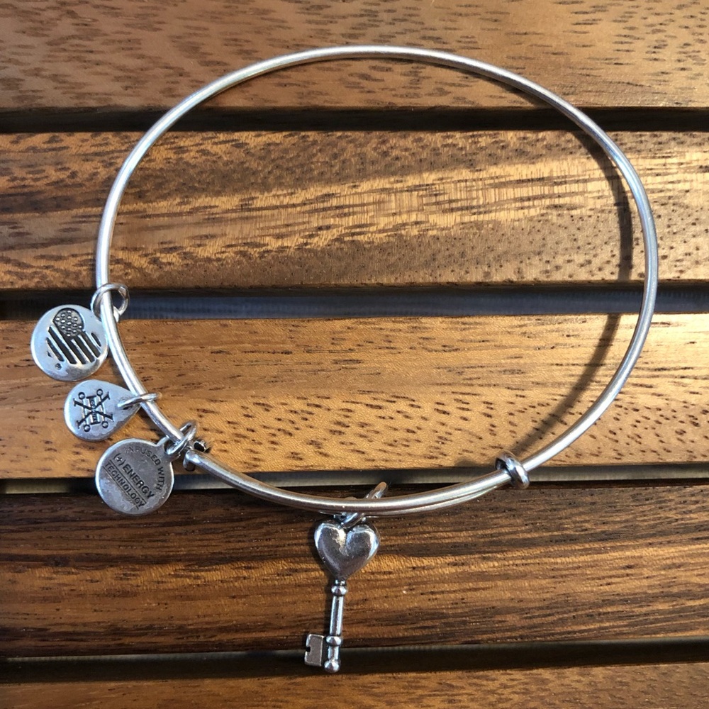 Alex and Ani "Heart Key" Bangle